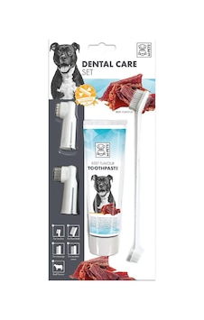 M-Pets Köpekler İçin Biftekli Diş Macunu & Fırça Seti M-Pets Köpekler İçin Biftekli Diş Macunu & Fırça Seti