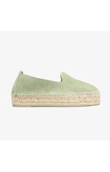 Manebi Hamptons Double Sole Kadın Yeşil Deri Espadril Manebi Hamptons Double Sole Kadın Yeşil Deri Espadril