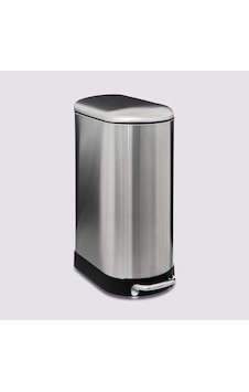 Ariane 30 L Slim Metal Pedallı Çöp Kovası - Soft Close, İç Kovalı, Dar Alan Uyumlu
