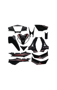 Ege 50cc -100cc Kaporta Seti Siyah Boyalı Parçalar Kuba Moto Eay Ege 50cc -100cc Kaporta Seti Siyah Boyalı Parçalar Kuba Moto Eay