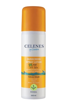 Celenes Herbal Çocuk Güneş Koruyucu Losyon Sprey SPF 50+ 150 ML