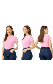 İngegno Bisiklet Yaka Kısa Kol Viskon Örme Kumaş Kadın Body Acık Pembe İngegno Bisiklet Yaka Kısa Kol Viskon Örme Kumaş Kadın Body Acık Pembe
