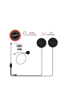 Knmaster Kn2300 Kapalı Kask Mikrofon Ve Kulaklık