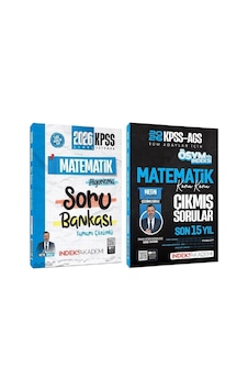İndeks Akademi 2026 Kpss Matematik Soru Bankası + Çıkmış Sorular 2 Li Set - Metin Şimşek İndeks Akademi Yayıncılık İndeks Akademi 2026 Kpss Matematik Soru Bankası + Çıkmış Sorular 2 Li Set - Metin Şimşek İndeks Akademi Yayıncılık