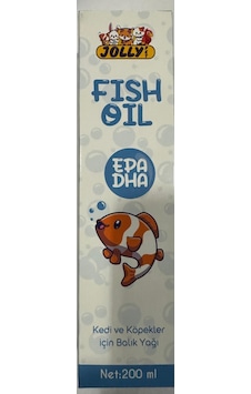 Jolly Kedi ve Köpekler İçin Balık Yağı 200 ML Jolly Kedi ve Köpekler İçin Balık Yağı 200 ML