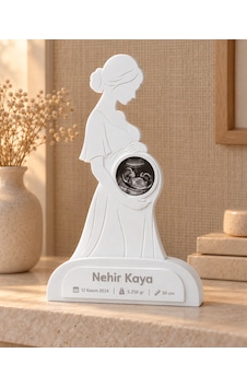 Sehmira Kişiye Özel Hamile Anne Bebek Anı Çerçevesi Beyaz Sehmira Kişiye Özel Hamile Anne Bebek Anı Çerçevesi Beyaz
