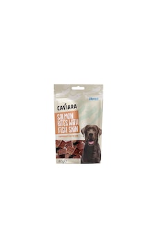 Caviara Balık Derisi Ve Somonlu Köpek Ödülü 80 Gr Caviara Balık Derisi Ve Somonlu Köpek Ödülü 80 Gr