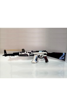 Ahşap Csgo Vulkan Ak-47 Renkli Lastik Atan Ak-47 Oyuncak Ahşap Csgo Vulkan Ak-47 Renkli Lastik Atan Ak-47 Oyuncak