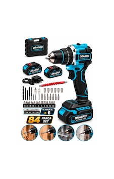 Dragro Drg-21v Çelik Mandren M Kömürsüz Motor Darbeli Şarjlı Matkap Vidalama Dragro Drg-21v Çelik Mandren M Kömürsüz Motor Darbeli Şarjlı Matkap Vidalama