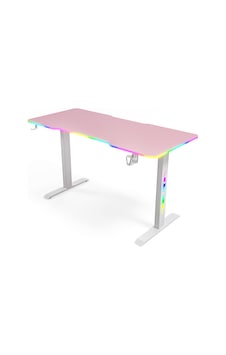 Ion Rgb Aydınlatmalı Oyuncu Masası Pembe Ion Rgb Aydınlatmalı Oyuncu Masası Pembe