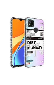 Xiaomi Redmi 9c Kılıf Airbag Kenarlı Renkli Desenli Silikon Zore Elegans Kapak NO5 Xiaomi Redmi 9c Kılıf Airbag Kenarlı Renkli Desenli Silikon Zore Elegans Kapak NO5