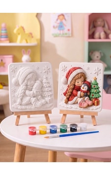15x15 Yılbaşı Temalı Çocuk Taş Boyama Seti Çocuk Ve Yetişkin Hobi Kiti 15x15 Yılbaşı Temalı Çocuk Taş Boyama Seti Çocuk Ve Yetişkin Hobi Kiti
