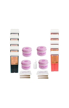 Epilla Roll-On Sir Ağda Pudralı 100 G x 5 + Mavi 100 G x 5 Kartuşu + Kutu Ağda 4'lü + Bez 2 Paket + Yağ 60 ML Epilla Roll-On Sir Ağda Pudralı 100 G x 5 + Mavi 100 G x 5 Kartuşu + Kutu Ağda 4'lü + Bez 2 Paket + Yağ 60 ML