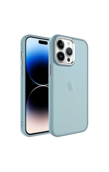 Kilifone - Apple Uyumlu iPhone 14 Pro Max - Kılıf Arkası Buzlu Sert Pc May Kapak - Mavi Kilifone - Apple Uyumlu iPhone 14 Pro Max - Kılıf Arkası Buzlu Sert Pc May Kapak - Mavi