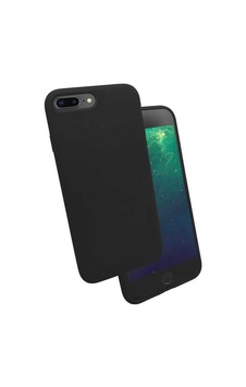 Apple Uyumlu iPhone 8 Plus Kılıf Zore Silk Silikon-Siyah Apple Uyumlu iPhone 8 Plus Kılıf Zore Silk Silikon-Siyah