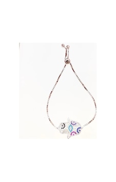 Oriental Kuyumculuk Jewellery Renkli Taşlı Nazarlıklı Fatma'nın Eli Gümüş Asansörlü Bileklik Gümüş Oriental Kuyumculuk Jewellery Renkli Taşlı Nazarlıklı Fatma'nın Eli Gümüş Asansörlü Bileklik Gümüş