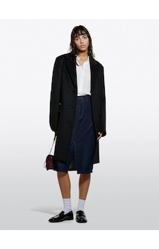 Sisley %100 Viskoz Asimetrik Oversize Gömlek Kadın Krem Gömlek - 325a5ıdtlq09g