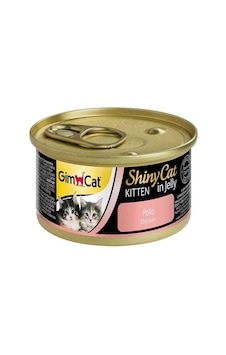 Gimcat Shinycat Kitten Tavuklu Jelly Konserve Yavru Kedi Maması 70 G