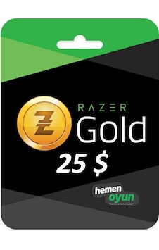 Hemenoyun Razer Gold 25 Usd Dolar Hemenoyun Razer Gold 25 Usd Dolar