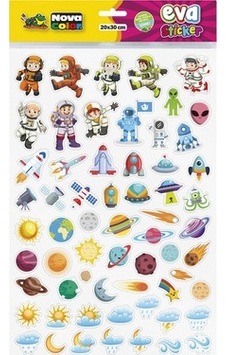 Nova Color NC-690 Eva Sticker Uzay ve Gökyüzü Nova Color NC-690 Eva Sticker Uzay ve Gökyüzü