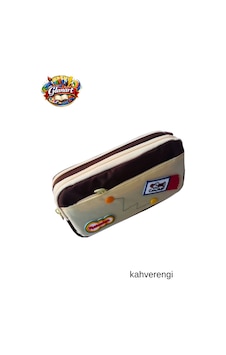 İç Kısım Full Astarlı 3 Bölmeli Kalemlik Kahverengi İç Kısım Full Astarlı 3 Bölmeli Kalemlik Kahverengi