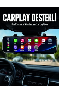 Ayna Carplay Araç İçi 9.66 İnç Ips Ekran Geri Görüş Kamerası Destekli 10" Ayna Carplay Araç İçi 9.66 İnç Ips Ekran Geri Görüş Kamerası Destekli 10"