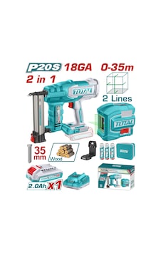 Total Avantaj Set - Çivi Tabancası, Lazer Metre Total Avantaj Set - Çivi Tabancası, Lazer Metre