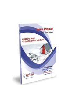 İlkumut Yayınları - Belediye, Imar Ve Gayrimenkul Mevzuatı - Konu Anlatımlı - Çözümlü Sorular