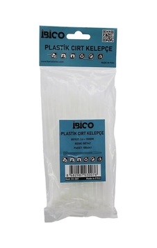 İbico İ13-007 Beyaz Plastik Cırt Kelepçe Kablo Bağı 3.6 X 150 Mm 100 Adet- 10'li Paket İbico İ13-007 Beyaz Plastik Cırt Kelepçe Kablo Bağı 3.6 X 150 Mm 100 Adet- 10'li Paket