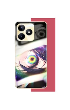 Realme C53 Uyumlu Anime Göz Baskılı Silikon Kılıf Renkli Realme C53 Uyumlu Anime Göz Baskılı Silikon Kılıf Renkli