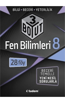 8 Sınıf Fen Bilimleri 3 Boyut Soru Bankası Tudem Yayınları 8 Sınıf Fen Bilimleri 3 Boyut Soru Bankası Tudem Yayınları