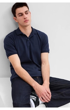 Gap V-stretch Pique Erkek Polo Yaka Tişört Lacivert Gap V-stretch Pique Erkek Polo Yaka Tişört Lacivert