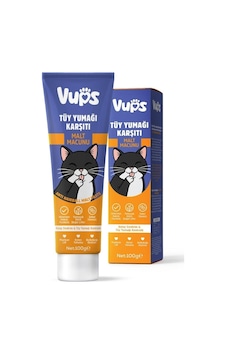 Vups Tüy Yumağı Karşıtı Kedi Malt Macunu 100 Gr Vups Tüy Yumağı Karşıtı Kedi Malt Macunu 100 Gr