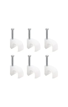 100 Adet No 1 Beton Çivili Kablo Tutucusu Kroşe -1 Numara 4x6 Mm Kordon Kablo Kroşesi 100 100 Adet No 1 Beton Çivili Kablo Tutucusu Kroşe -1 Numara 4x6 Mm Kordon Kablo Kroşesi 100