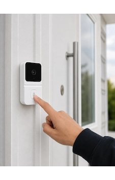 Beyaz Wi-fi Akıllı Görüntülü Kapı Zili Hd Kamera, Gece Görüşü Ve Telefon Bildirimli Kablosuz Kapı Zi Beyaz Wi-fi Akıllı Görüntülü Kapı Zili Hd Kamera, Gece Görüşü Ve Telefon Bildirimli Kablosuz Kapı Zi