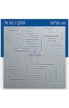 Stropiyer Tavan Kaplama 50x50 GKPÇ Çizgi - 4 Adet
