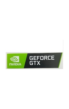 OEM Nvidia Geforce GTX Sticker Yatay Büyük Boy Etiket D112 OEM Nvidia Geforce GTX Sticker Yatay Büyük Boy Etiket D112