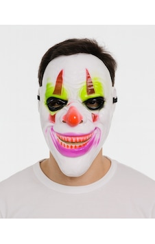 Delirten Gülüş Popat Palyaço Temalı Csmtex - 14 Joker Maskesi