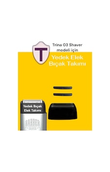 Trina 03 Metal Shaver Modeli Yedek Elek Bıçak Takımı Trina 03 Metal Shaver Modeli Yedek Elek Bıçak Takımı