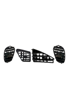 Ford Fiesta Kalorifer Klima Hava Üfleyici Izgarası Takımı Sol Sağ Orta 4 Adet 1996-2002 Ford Fiesta Kalorifer Klima Hava Üfleyici Izgarası Takımı Sol Sağ Orta 4 Adet 1996-2002