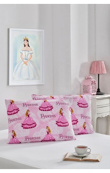 Marla Home 2'li Yastık Kılıfı Prenses Serisi Pamuklu 50x70 Cm Pembeprenses Pembe Prenses Marla Home 2'li Yastık Kılıfı Prenses Serisi Pamuklu 50x70 Cm Pembeprenses Pembe Prenses
