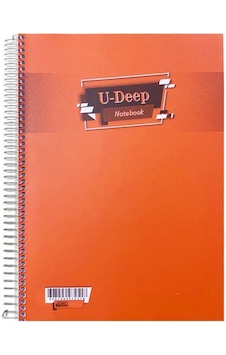 Umut U-Deep A4 Spiralli Defter Pp. Kapak 120 Yp. Çizgili Umut U-Deep A4 Spiralli Defter Pp. Kapak 120 Yp. Çizgili