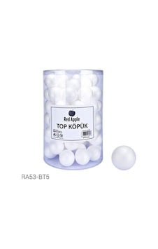 Red Apple Köpük Top Kavanoz No:5 50 Mm 80 Li Karışık
