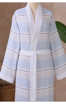 Textura/mavi Kimono Bornoz Pstml Bornoz S/m