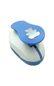 RedApple Şekilli Mega Boy Delgeç/Şekilgeç 4.3 cm Ayıcık Mavi