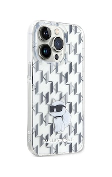 Apple Uyumlu iPhone 15 Pro Max Kılıf Karl Lagerfeld Iml C Monogram Lisanslı Kapak Şeffaf Apple Uyumlu iPhone 15 Pro Max Kılıf Karl Lagerfeld Iml C Monogram Lisanslı Kapak Şeffaf