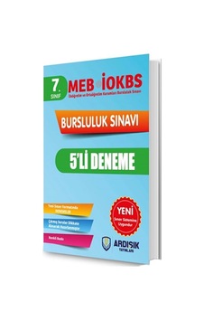 7. Sınıf Bursluluk Deneme Sınavı Ardışık Yayınları 7. Sınıf Bursluluk Deneme Sınavı Ardışık Yayınları