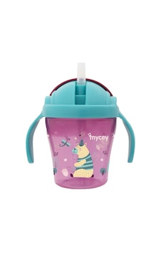 Mycey Pipetli Bardak 200 ML Kız Mavi Mycey Pipetli Bardak 200 ML Kız Mavi