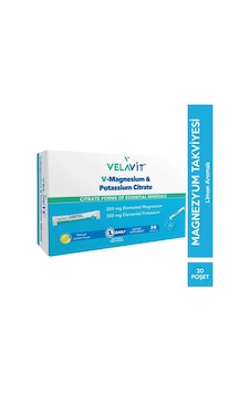 Velavit Magnesium & Potassium Citrate 20 Sticks