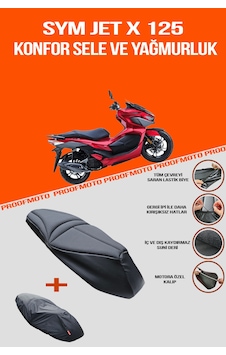 Sym Jet X 125 Uyumlu Konfor Sele Ve Yağmurluk Kılıf Sym Jet X 125 Uyumlu Konfor Sele Ve Yağmurluk Kılıf